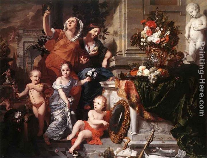 Gerard De Lairesse Allegory of the Five Senses